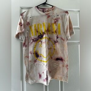 Distressed Nirvana tshirt
